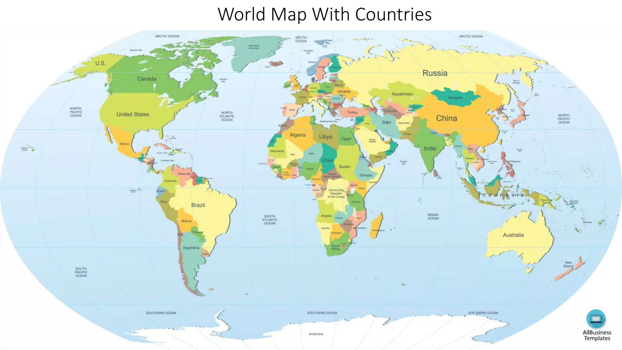 World Map With Countries