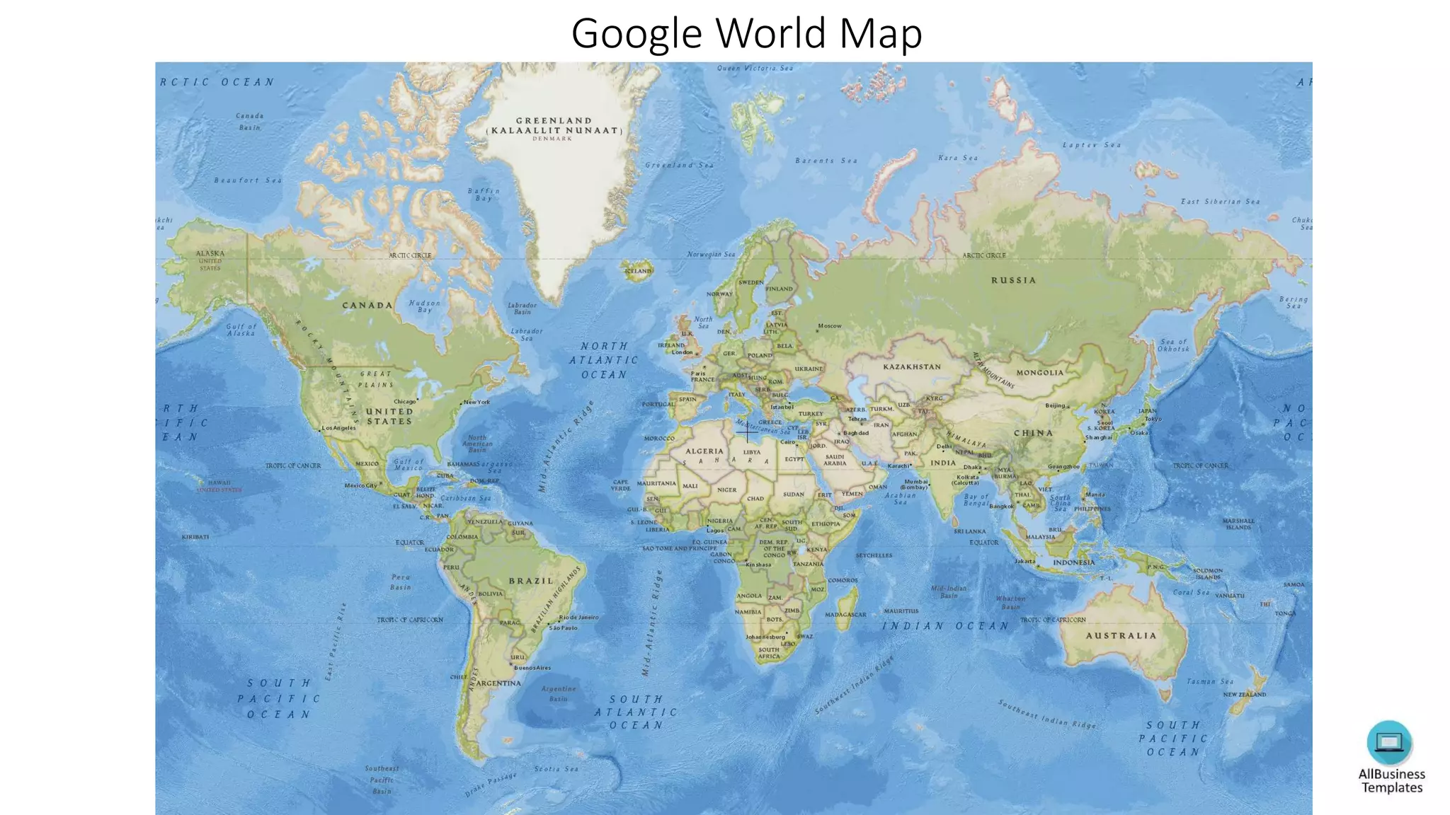 Google World Map