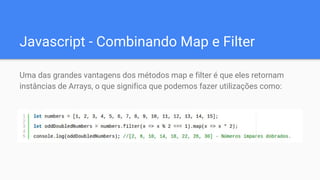 Map, filter e reduce | PDF