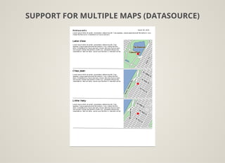 SUPPORT FOR MULTIPLE MAPS (DATASOURCE)
 