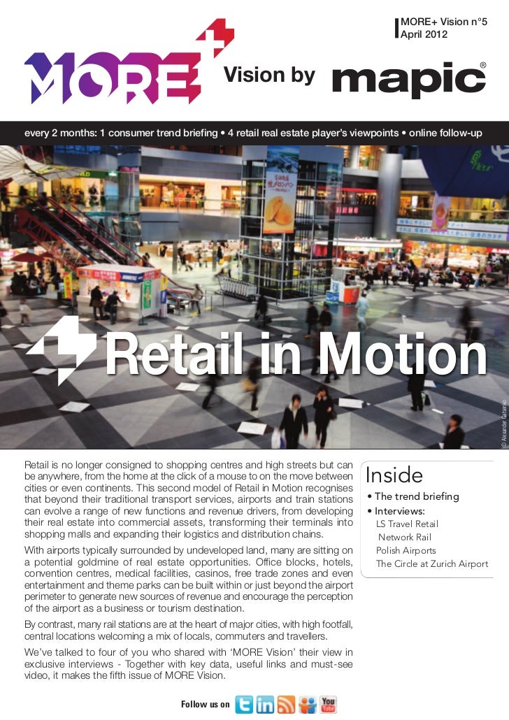 MORE Vision by MAPIC: 5 - Retail in Motion