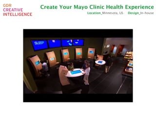 Create Your Mayo Clinic Health Experience
                 Location_Minnesota, US   Design_In-house
 