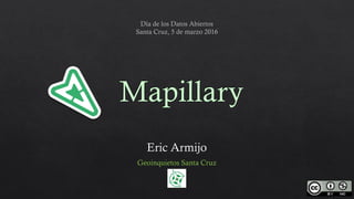 Día de los Datos Abiertos
Santa Cruz, 5 de marzo 2016