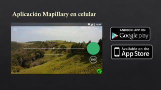 Aplicación Mapillary en celular