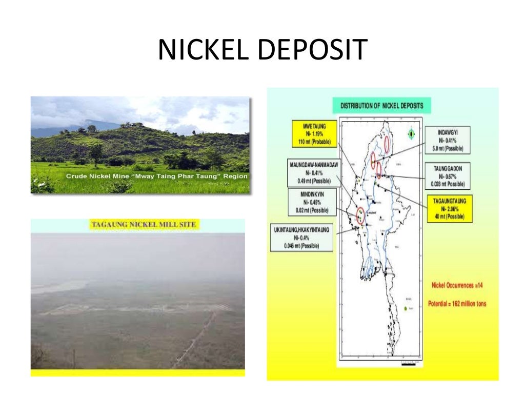 MAP & ILLUSTRATION TELLING THE STORY OF MYANMAR MINERALS DEPOSIT