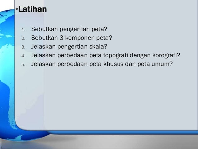 Peta Dan Komponennya