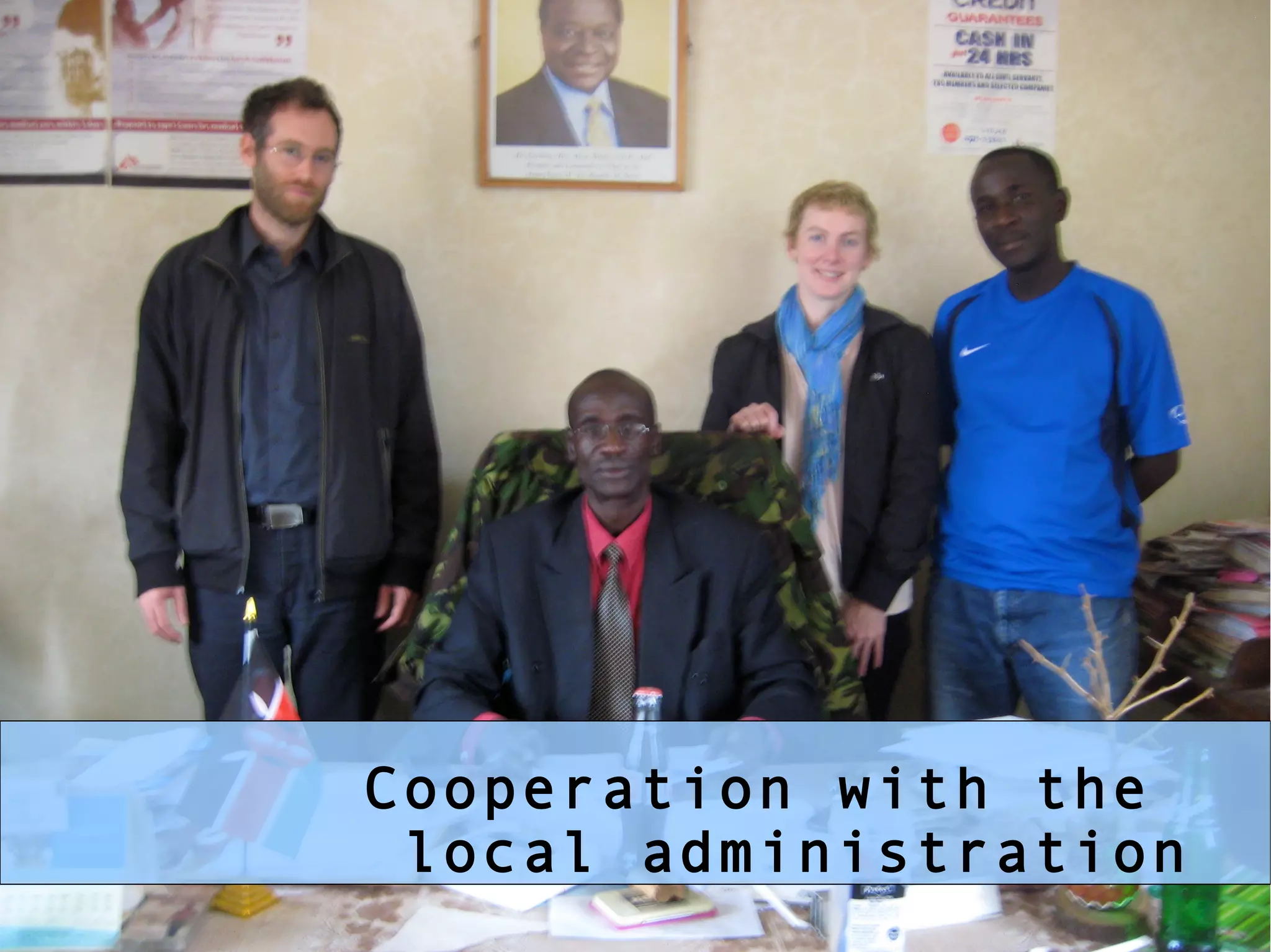Cooperation with the  local administration 