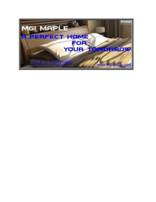 MGI Maple Luxury Flats In Raj Nagar Extenssion Ghaziabad....Call @ 8287777888