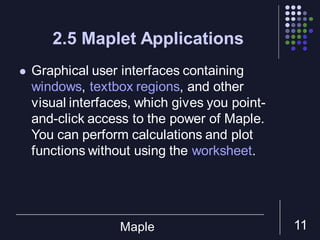 Maple | PDF