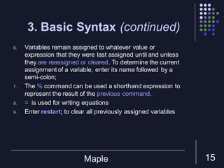 Maple | PDF