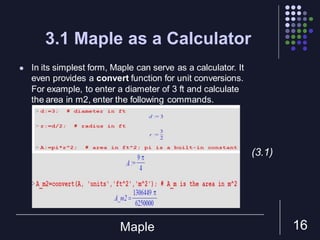 Maple | PDF