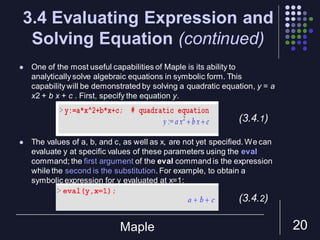 Maple | PDF