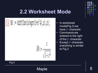 Maple | PDF