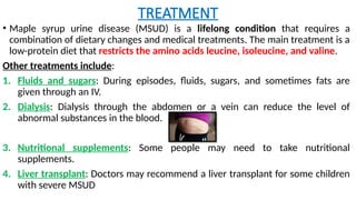 maple syrup urine disease in children.pptx