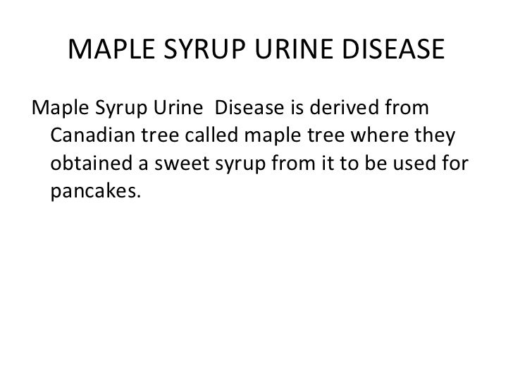 maple syrup urine disease case study maple syrup urine disease case study