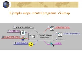 Ejemplo mapa mental programa Visimap 