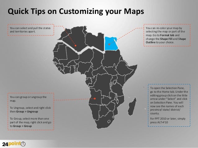 power point maps