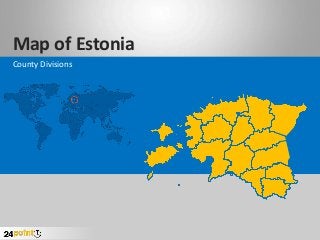 Map of Estonia
County Divisions
 