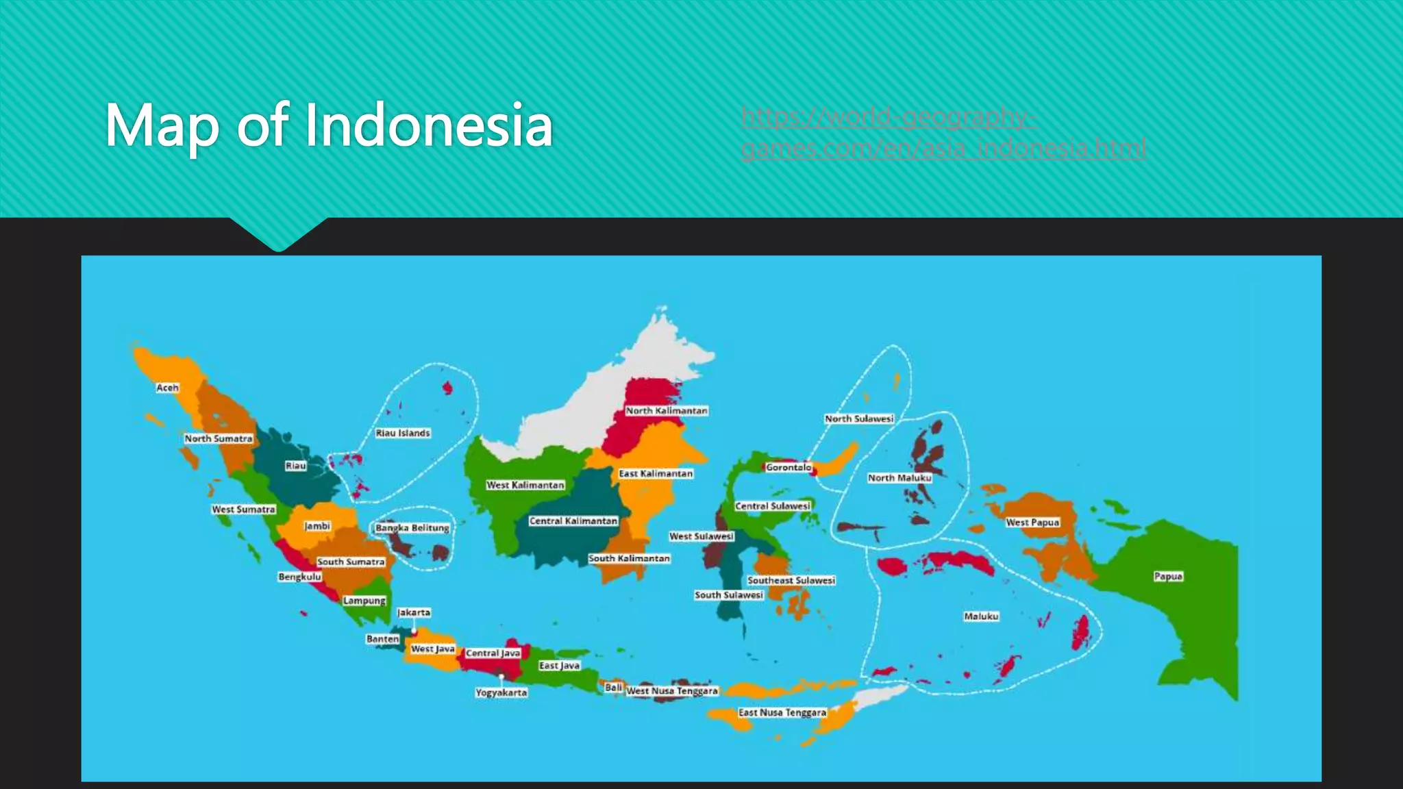 Map Of Indonesia Pptx