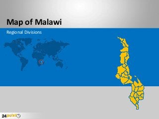 Map of Malawi
Regional Divisions
 