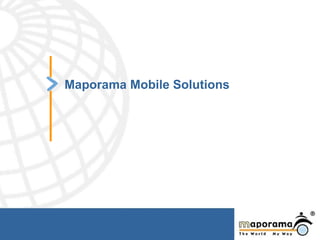 Maporama Mobile Solutions 