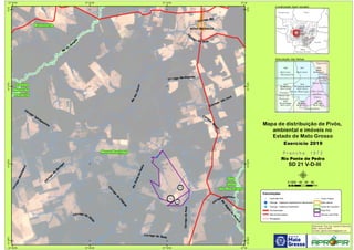 !!
!
!
!
NOVA MARINGA
CórregodaPaca
Córrego Garimpinho
Córrego da Jib
óia
Córrego Bilú
C
órrego
do
C
ágado
RioPontedePedra
Córrego da Sede
Rio
do
Sang
ue
Rio
dasFlores
C
órrego da Anta
Rio
Alegre
ou
Parecis
Córrego São José
Córrego
Desengano
Córrego
Igarapezinho
Córrego Capivara
Córrego
Su
curi
Córrego
do
Se
ringal
732
733
734
São
José
do Rio Claro
Brasnorte
Campo
Novo do
Parecis
Nova Maringá
57°W
57°W
57°10'W
57°10'W
57°20'W
57°20'W
57°30'W
57°30'W
13°S
13°S
13°10'S
13°10'S
13°20'S
13°20'S
13°30'S
13°30'S
Amazonas Pará
Rondônia
Tocantins
M
Mato
Grosso
Mato
Grosso do Sul
Goiás
1922
Alegre
SD 21 X-A-IV
1921
SD 21 V-A-VI
1920
SD 21 V-A-V
1972
Rio Ponte de Pedra
SD 21 V-D-III
1971
Rio Membeca
SD 21 V-D-II
2020
Rio Claro
SD 21 X-C-IV
2019
Rio Alegre
SD 21 V-D-VI
2018
Rio do Sangue
SD 21 V-D-V
Tapurah
São José
do Rio
Claro
Nova Mutum
Brasnorte
Campo
Novo do
Parecis
Diamantino
Lucas
do Rio
Verde
Nova Maringá
Convenções
! Centroide Pivô
! Outorga - Captacao Superficial em barramento
! Outorga - Captacao Superficial
Pavimentadas
Não Pavimentadas
Planejadas
Curso d´água
Área urbana
Divisa de município
Área Pivô
Imóveis com Pivôs
Mapa de distribuição de Pivôs,
ambiental e imóveis no
Estado de Mato Grosso
P r a n c h a : 1 9 7 2P r a n c h a : 1 9 7 2
Rio Ponte de Pedra
SD 21 V-D-III
Elaboração: Eng. Agr. Gabriel D Mancilla
Data: Junho de 2020
Contato: gabriel.mancilla@gmail.com
μ0 20 40 60 8010
Km
Localização (sem escala)
Articulação das folhas
Exercício 2019Exercício 2019
 