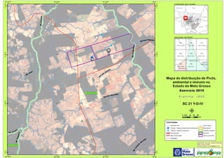 !!!!
!
!!
!
!
!
Rio Jurem
a
Igarapé
Eusébio
RioPapagaio
Rio
Tenen
te
Noronha
RioJuruena Igarapé Palmiter
Igarapé Deoclésio
Rio
Preto
RiodoSangue
983
984
985
Sapezal
Brasnorte
58°W
58°W
58°10'W
58°10'W
58°20'W
58°20'W
58°30'W
58°30'W
11°30'S
11°30'S
11°40'S
11°40'S
11°50'S
11°50'S
12°S
12°S
Amazonas Pará
Rondônia
Tocantins
M
Mato
Grosso
Mato
Grosso do Sul
Goiás
1865
SD 21 V-A-I
1864
SD 21 V-A-III
1810
SC 21 Y-D-V
1809
SC 21 Y-D-IV
1753
SC 21 Y-D-II
1752
SC 21 Y-D-I
1751
SC 21 Y-C-III
1808
SC 21 Y-C-VI
Sapezal
Brasnorte
Nova
Maringá
Convenções
! Centroide Pivô
! Outorga - Captacao Superficial em barramento
! Outorga - Captacao Superficial
Pavimentadas
Não Pavimentadas
Planejadas
Curso d´água
Área urbana
Divisa de município
Área Pivô
Imóveis com Pivôs
Mapa de distribuição de Pivôs,
ambiental e imóveis no
Estado de Mato Grosso
P r a n c h a : 1 8 0 9P r a n c h a : 1 8 0 9
SC 21 Y-D-IV
Elaboração: Eng. Agr. Gabriel D Mancilla
Data: Junho de 2020
Contato: gabriel.mancilla@gmail.com
μ0 20 40 60 8010
Km
Localização (sem escala)
Articulação das folhas
Exercício 2019Exercício 2019
 