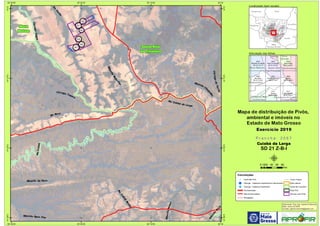 !
!!!!
!!
!
!
!
!
!
!
CórregoAlegre
Ribeirão
A
riçá
CórregodoFecho
RibeirãoPiabas
RioCuiabá
Ribeirão
Beija-Flor
Rio
Cuiabá
Bonito
Ribeirão Água Fina
Rio Cuiabá da Larga
Ribeirão
Cha
padão
Rio
V
erde
Córrego Tapera
Rio Novo
Ribeirão do Ouro
447
448
449
450
451
452
Nova
Mutum
Santa Rita
do Trivelato
55°W
55°W
55°10'W
55°10'W
55°20'W
55°20'W
55°30'W
55°30'W
14°S
14°S
14°10'S
14°10'S
14°20'S
14°20'S
14°30'S
14°30'S
Amazonas Pará
Rondônia
Tocantins
M
Mato
Grosso
Mato
Grosso do Sul
Goiás
2111
Caiana
SD 21 Z-B-IV
2112
Brasilândia
SD 21 Z-B-V
2022
Ribeirão do Alegre
SD 21 X-C-VI
2023
Porto Fundação
SD 21 X-D-IV
2024
Serra Mirici
SD 21 X-D-V
2066
Rio Novo
SD 21 Z-A-III
2067
Cuiabá da Larga
SD 21 Z-B-I
2068
Bakairi
SD 21 Z-B-II
Nova
Ubiratã
Sorriso
ParanatingaNova Mutum Santa Rita
do Trivelato
Primavera do Leste
Diamantino
Chapada dos
Guimarães Campo Verde
Convenções
! Centroide Pivô
! Outorga - Captacao Superficial em barramento
! Outorga - Captacao Superficial
Pavimentadas
Não Pavimentadas
Planejadas
Curso d´água
Área urbana
Divisa de município
Área Pivô
Imóveis com Pivôs
Mapa de distribuição de Pivôs,
ambiental e imóveis no
Estado de Mato Grosso
P r a n c h a : 2 0 6 7P r a n c h a : 2 0 6 7
Cuiabá da Larga
SD 21 Z-B-I
Elaboração: Eng. Agr. Gabriel D Mancilla
Data: Junho de 2020
Contato: gabriel.mancilla@gmail.com
μ0 20 40 60 8010
Km
Localização (sem escala)
Articulação das folhas
Exercício 2019Exercício 2019
 