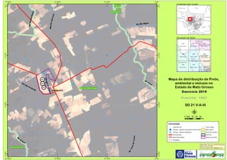 !
!
!!
!
!!!!!
!!
!
!
!
BRIANORTE
Rio
Arinos
RioManoelGomes
Rio São Miguel
Rio
Sangue
Córrego do Sertão
Rio
TomédeFrança
CórregoDomingos
RibeirãoGuarantã
886
887
888
Porto
dos
Gaúchos
Brasnorte
Nova Maringá
57°W
57°W
57°10'W
57°10'W
57°20'W
57°20'W
57°30'W
57°30'W
12°S
12°S
12°10'S
12°10'S
12°20'S
12°20'S
12°30'S
12°30'S
Amazonas Pará
Rondônia
Tocantins
M
Mato
Grosso
Mato
Grosso do Sul
Goiás
1868
Rio São Miguel
SD 21 X-A-I
1867
SD 21 V-A-III
1866
SD 21 V-A-II
1812
Fazenda Peroba Verde
SC 21 Z-C-IV
1811
SC 21 Y-D-VI
1810
SC 21 Y-D-V
1921
SD 21 V-A-VI
1920
SD 21 V-A-V
Tabaporã
Tapurah
São
José
do Rio Claro
Porto dos
Gaúchos
Nova
Mutum
Brasnorte
Lucas do
Rio
Verde
Nova
Maringá
Convenções
! Centroide Pivô
! Outorga - Captacao Superficial em barramento
! Outorga - Captacao Superficial
Pavimentadas
Não Pavimentadas
Planejadas
Curso d´água
Área urbana
Divisa de município
Área Pivô
Imóveis com Pivôs
Mapa de distribuição de Pivôs,
ambiental e imóveis no
Estado de Mato Grosso
P r a n c h a : 1 8 6 7P r a n c h a : 1 8 6 7
SD 21 V-A-III
Elaboração: Eng. Agr. Gabriel D Mancilla
Data: Junho de 2020
Contato: gabriel.mancilla@gmail.com
μ0 20 40 60 8010
Km
Localização (sem escala)
Articulação das folhas
Exercício 2019Exercício 2019
 