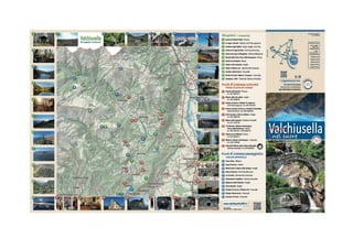 Valchiusella nel cuore: mappa illustrata della Valchiusella
