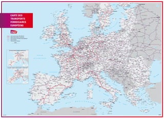 Mappa dei trasporti ferroviari europei - Voyages-sncf