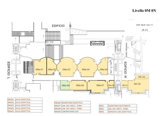 INGRESSOFISICA
pendenza 7.00%
EDIFICIOL
EDIFICION'
EDIFICIO G
0Ma-01 0Ma-02 0Ma-03 0Ma-04 0Ma-05
0Ma-060Ma-070Ma-080Ma-09 0N'-01
0N'-02
0N'-03
EDIF. Ma-N' Q.ta 111
Mt. 5.0
Livello 0M 0N
0Ma01 AULA DIDATTICA
0Ma02 AULA DIDATTICA
0Ma03 AULA DIDATTICA
0Ma04 AULA DIDATTICA
0Ma05 AULA DIDATTICA
0Ma06 SEGRETERIA DIDATTICA
0Ma07 LAB. DID. MECC. TERM.
0Ma08 LAB. DID. MECC. TERM.
0Ma09 LABORATORIO EOS
0N01 SEGRETERIA DOTTORATO
0N02 LAB. DID. MECC. TERM.
0N03 DEPOSITO LAB. DIDATTICO
 