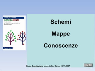 Schemi Mappe Conoscenze [ Marco Guastavigna, Liceo Volta, Como, 13.11.2007 