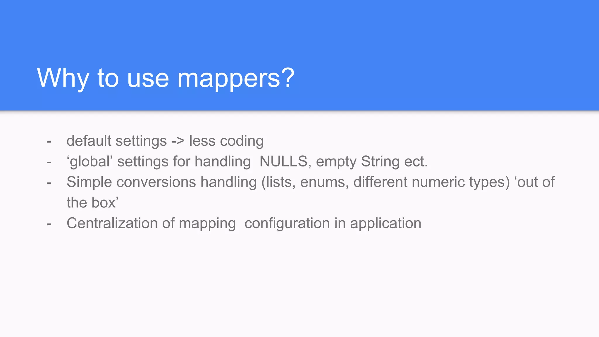 Mapping in Java Options | PPT