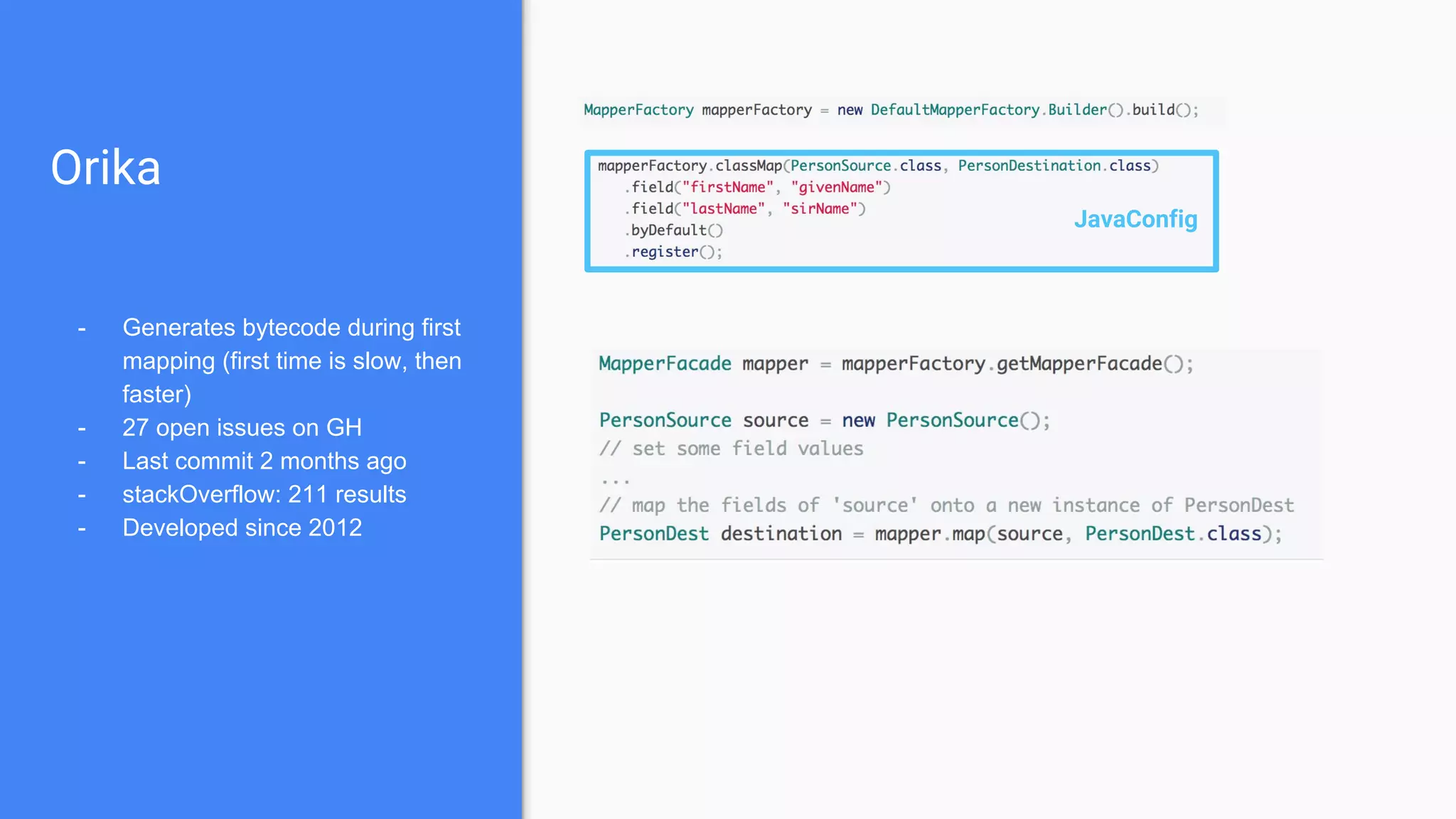 Mapping in Java Options | PPT