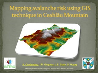 Mapping avalanche risk using GIS technique in Ceahl ă u Mountain A. Cov ăsnianu , I.R. Grigoraş, L.E. State, S. Hogaş 