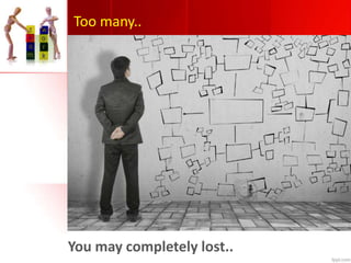 You may completely lost..
Too many..
 