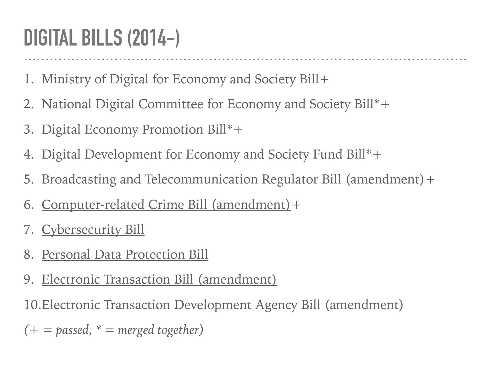 NEW DIGITAL
REGULATION
STRUCTURES
 