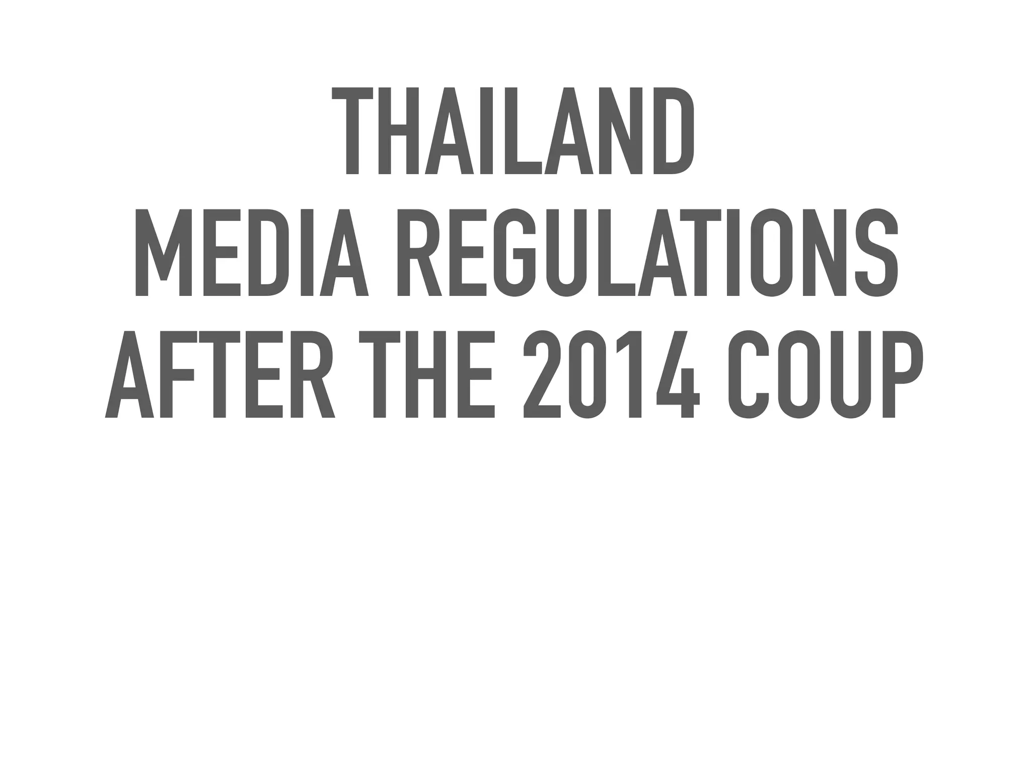 NEW STRUCTURES OF DIGITAL DEPARTMENTS
Showing new bodies to be created by proposed bills and changing relationships between Ministry of Digital
Economy and Society (MDES, formerly Ministry of ICT), National Digital Economy and Society
Committee (NDESC, new), and the National Broadcasting and Telecommunications Commission (NBTC).
MDES NBTCNDESC
Digital
Development
Fund
 