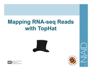 Mapping RNA-seq Reads
with TopHat
37
 