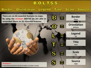 BOLTSS - Mapping Geography