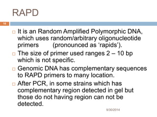 Mapping by pcr | PPTX