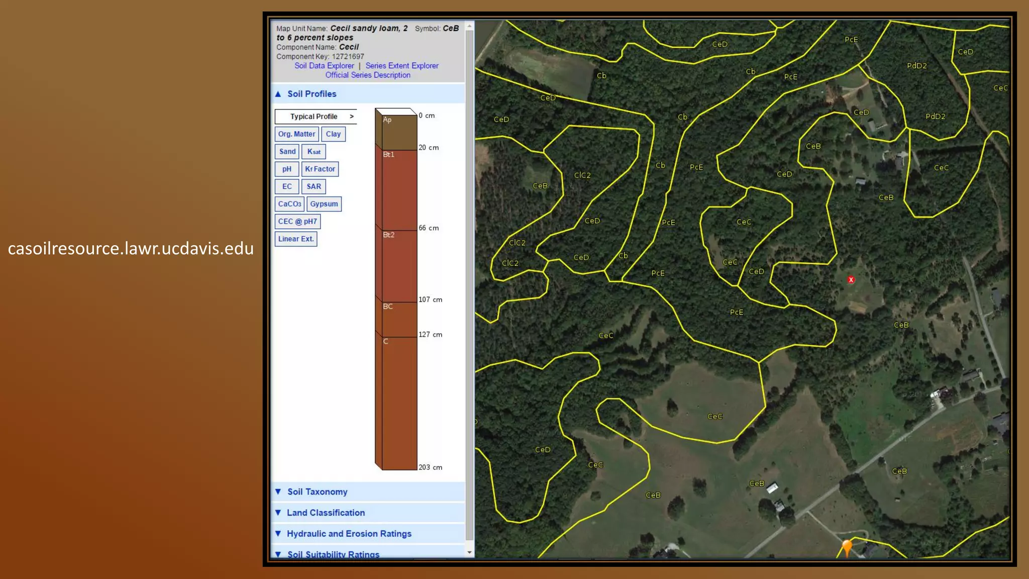 casoilresource.lawr.ucdavis.edu
 