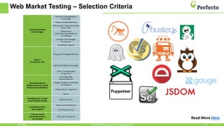 Web Market Testing – Selection Criteria
5/15/2018 35© 2016, Perfecto Mobile Ltd. All Rights Reserved.
Read More Here
 