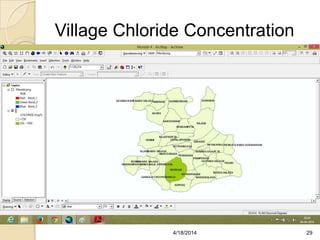 Village Chloride Concentration
294/18/2014
 