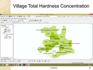 Village Total Hardness Concentration
304/18/2014
 
