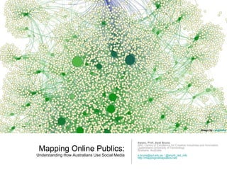 Mapping Online Publics: Understanding How Australians Use Social Media ,[object Object],[object Object],[object Object],Image by  campoalto 