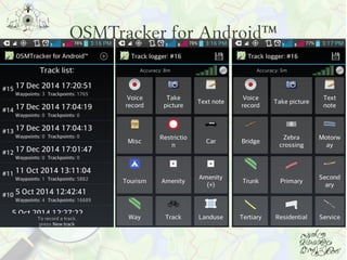 Osmtracker Mapping efforts in an unsurveyed land - An OpenStreetMap experiment at ...