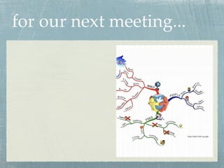 for our next meeting...
 