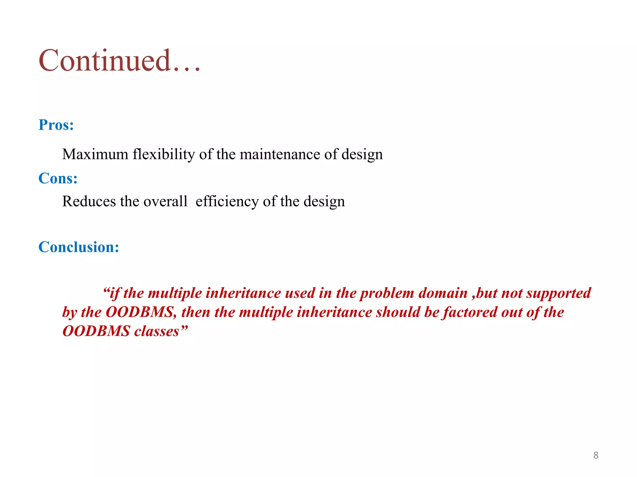 Mapping Problem Domain Objects to Object-Persistence Formats(OOAD ...
